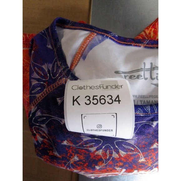 Reel Life Top Large Pullover Shirt Fishing Hiking Breathable Logo - Picture 9 of 9